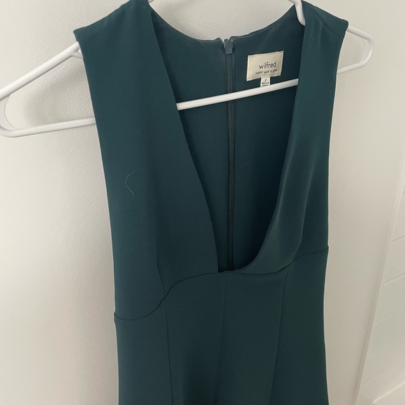 Aritzia Wilfred Montbrun Dress in Everest Green, Size 2 - Picture 3 of 4